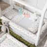 Jogo Lençol Mini Cama 3 Peças 100% Algodão Moderninho Montessoriano:Dinossauros - 2