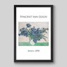 Quadro Vincent Van Gogh Irises 1890 Arts Memphis 45x30cm Papel Fotográfico Sem Moldura - 1