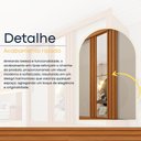 Ver mais imagens de Guarda-Roupa Casal com Espelho 3 Portas de Correr e 4 Gavetas 190cm Multimóveis CR35498 Cinamomo/