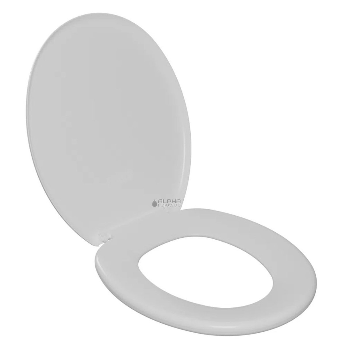 Tampa Vaso Sanitário Assento Sof Macio Universal Oval Branco - 1