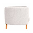 Ver imagem 4 de Sofá Oslo 3 Lugares 230cm Base Madeira Bouclé Cinza - Sallar Home