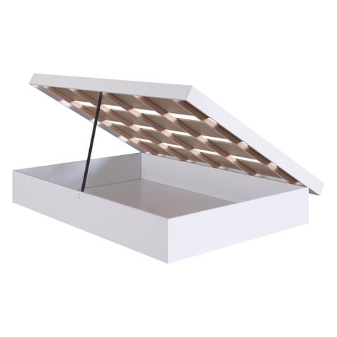 Cama de Casal para Colchão 188x138cm Multimóveis Cr40127 Branco
