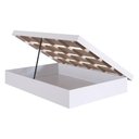 Ver imagem 1 de Cama de Casal para Colchão 188x138cm Multimóveis Cr40127 Branco