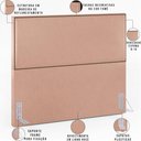 Ver imagem 6 de Cabeceira Box Casal King Com Tachas 195 Cm Linho Rosê