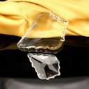 Ver imagem 1 de Kit 5 Placas Cristal Bacalhau 6,3 Cm P/lustres-mais Argolas