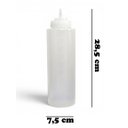 Ver imagem 3 de Kit 3 Bisnaga Profissional 1l C/ Marcador e Tampa Chef Line