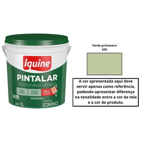 Tinta Pintalar Acr. Fa 15L Verde Primavera Iquine