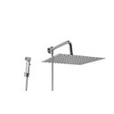 Ver imagem 1 de Ducha Inox 30 Cm C/ Desviador e Ducha Manual Abs C/ Trava