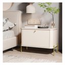 Ver imagem 4 de Mesa de Cabeceira Tucupí Off White Dourado Jb Bechara