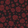 Papel De Parede Rosas Contorno Vermelho Autoadesivo 3Mx58Cm - 1