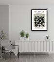 Ver imagem 1 de Quadro Decorativo Matisse Coral Preto e Verde - 70x50cm:moldura Branca