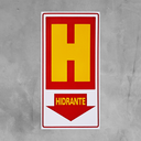 Ver imagem 3 de Combo 6 Placas de Sinalização Hidrante 15x30 Acesso - X-700 F9e