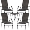 Ver imagem 1 de Jogo 4 Cadeiras e Mesa Vênus para Area Externa Trama Original