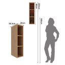 Ver imagem 5 de Nicho Adega para Cozinha 20cm 3 Prateleiras Freijó Cz3128