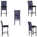 Ver imagem 5 de Mesa Bistro e 2 Banquetas Roma Preta Corda Náutica 12 Trama Original