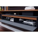 Ver imagem 7 de Rack Bancada C/ Painel P/ Tv até 60 Pol Treviso 1 Porta e Nicho 180x153cm Off White/cinamomo - Perm
