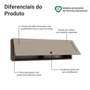 Ver imagem 3 de Armário Aéreo 100 Cm 1 Porta Basculante Rustic/crema Vik Madesa