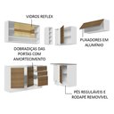 Ver imagem 5 de Armário de Cozinha Completa de Canto 349cm Branco/Rustic Glamy Madesa 06