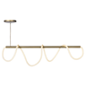 Lustre Pendente Corda Dourado 95cm 60w 3.000k Cordone Ilunato - 1