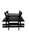 Ver imagem 7 de Mesa para Área Externa com 2 Bancos Madeira Maciça 120x80cm Kit Churrasco Preto