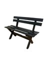 Ver imagem 6 de Mesa para Área Externa com 2 Bancos Madeira Maciça 120x80cm Kit Churrasco Preto
