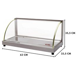 Estufa Fria 4 Gelo Expositor De Bolos Lanche Natural - Edanca - 2