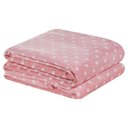 Ver imagem 1 de Cobertor Celine Casal Padrão Manta Flannel Mantinha Bolinhas - Rosa