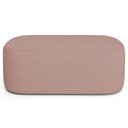 Ver imagem 4 de Cabeceira Cama Box 100cm Lanna com Puff Recamier Doha W01 Linho Rosê - Lyam Decor