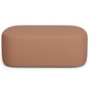 Ver imagem 2 de Cabeceira Cama Box 100cm Lanna com Puff Recamier Doha W01 Linho Rosê - Lyam Decor