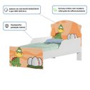 Ver imagem 3 de Cama Infantil Dinossauro Baby Fofo com Proteção Lateral e Adesivo Uv Brilhante