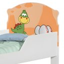 Ver imagem 4 de Cama Infantil Dinossauro Baby Fofo com Proteção Lateral e Adesivo Uv Brilhante