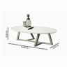 Mesa de Centro Classic Oval Off White Tebarrot - 2