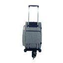 Ver imagem 3 de Bolsa Mala Bagagem Mão Bordo Média Viagem Rodinha Cinza