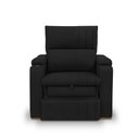 Ver imagem 1 de Poltrona Dalas Papai Retrátil Reclinável Veludo Porta Copo:preto