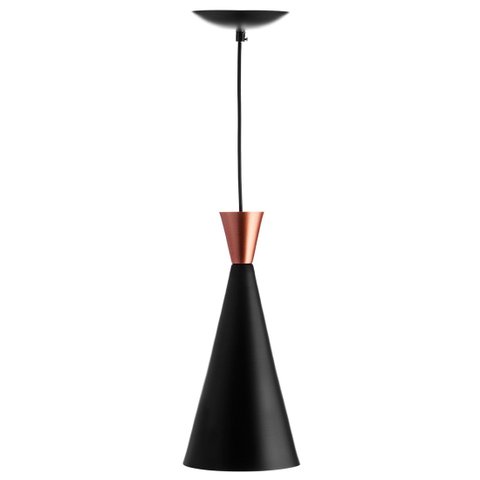 Pendentes Cone Preto Canadá Sala Cozinha Churrasqueir
