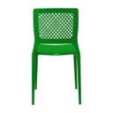 Ver imagem 4 de Cadeira Empilhável Vênus Verde em Polipropileno Acrilys