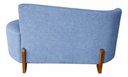 Ver imagem 4 de Namoradeira Lounge Decorativa 150cm Sala Linho:azul Royal/liso