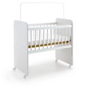 Ver imagem 2 de Mini Berço Grade Móvel com Colchão e Regulagem de Altura