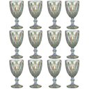 Ver imagem 1 de Jogo 12 Taças de Vidro 325ml Diamond Lyor Furta Cor Servir Água Suco Drinks