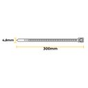 Ver imagem 3 de Abraçadeiras Nylon de Plástico Tools 300x4,8mm 50 Unidades Preta