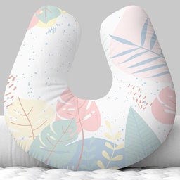 Almofada De Amamentar Floral Para Bebê Menina Am273 - 1
