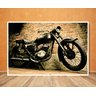 Kit Placas decorativas Motos Antigas Retro - 04 Placas - 6