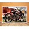 Kit Placas decorativas Motos Antigas Retro - 04 Placas - 5