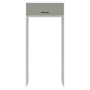 Ver imagem 6 de Porta-Geladeira 103 cm 1 Porta Basculante Branco/Cinza Agata Madesa