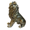 Ver imagem 3 de Escultura Leao Dourado Resina 29x21x13cm