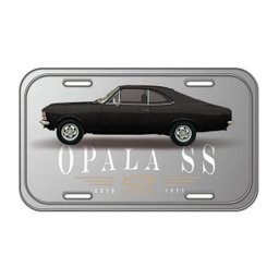 Placa Decorativa em Alumínio Opala 1971 Prata Urban - 1