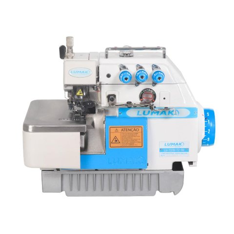 Máquina Costura Industrial Overlock 01 Agulha 03 Fios Bivolt LU737D-TZ-SU - Lumak
