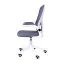 Ver imagem 5 de Kit 06 Cadeiras Escritório Rodizio Office Bytes Cinza