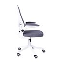 Ver imagem 3 de Kit 06 Cadeiras Escritório Rodizio Office Bytes Cinza