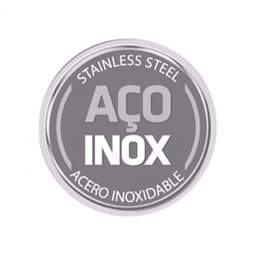 Caçarola Funda Aço Inox com Fundo Triplo e Tampa de Vidro 6,1L Solar Silicone Tramontina - 5 Caçarola Funda Aço Inox com Fundo Triplo e Tampa de Vidro 6,1L Solar Silicone Tramontina - 5